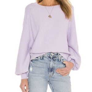 Free People Found My Friend Lilac Crewneck
